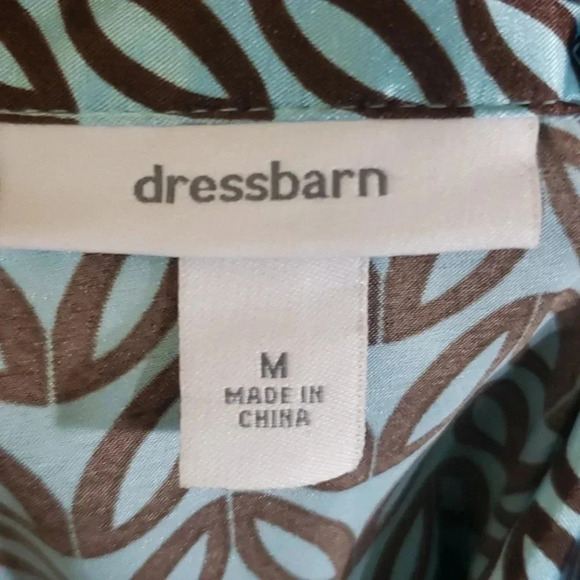Dressbarn | SS Blouse | Size M | Lt. Teal - Picture 4 of 8